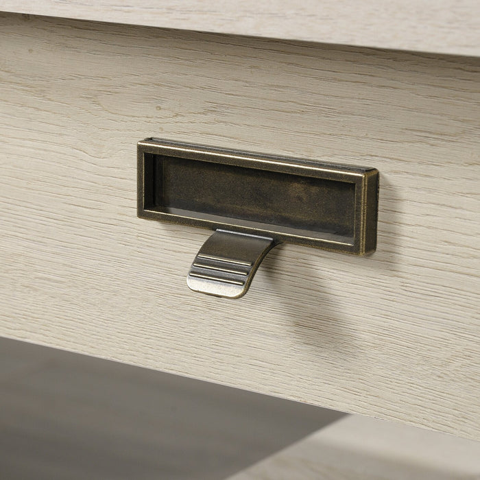  Kyree 59.06\" Executive Office Desk with 4-Drawers - Chalked Chestnut