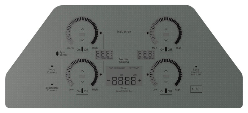 Cafe 30\" 4-Element Induction Cooktop - Stainless - CHP90302TSS
