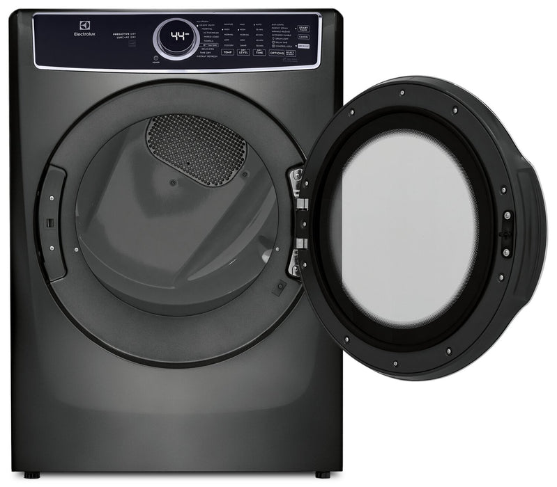 Electrolux 8 Cu. Ft. Electric Dryer with Steam - Titanium - Stackable - ELFE753CAT