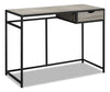 Everly 42.25\" Office Desk with Drawer - Taupe