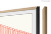 Samsung Customizable Bezel for 43\" The Frame TV - Modern Teak