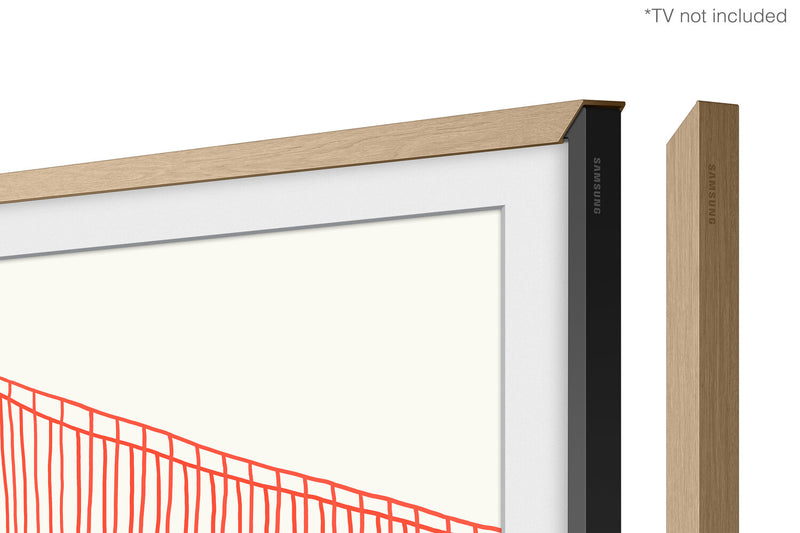 Samsung Customizable Bezel for 43\" The Frame TV - Modern Teak