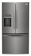 Frigidaire Gallery 36\" 27.8 Cu. Ft. Standard-Depth French-Door Refrigerator - Smudge-Proof® Black Stainless Steel - GRFS2853AD
