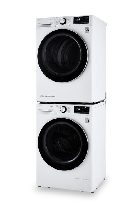 LG 2.6 Cu. Ft. Smart Front-Load Washer and 4.2 Cu. Ft. Smart Heat Pump Dryer