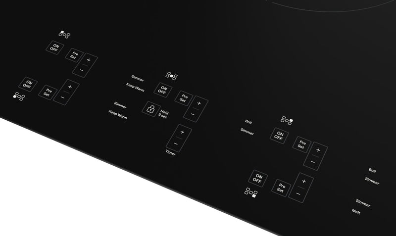 KitchenAid 30\" 5-Element Induction Cooktop - Black - KCIG550JBL