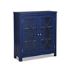 Clary 31.5\" Accent Cabinet with Glass Doors - Navy
