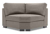 Sofa Lab Track Curved Wedge - Luna Smoke