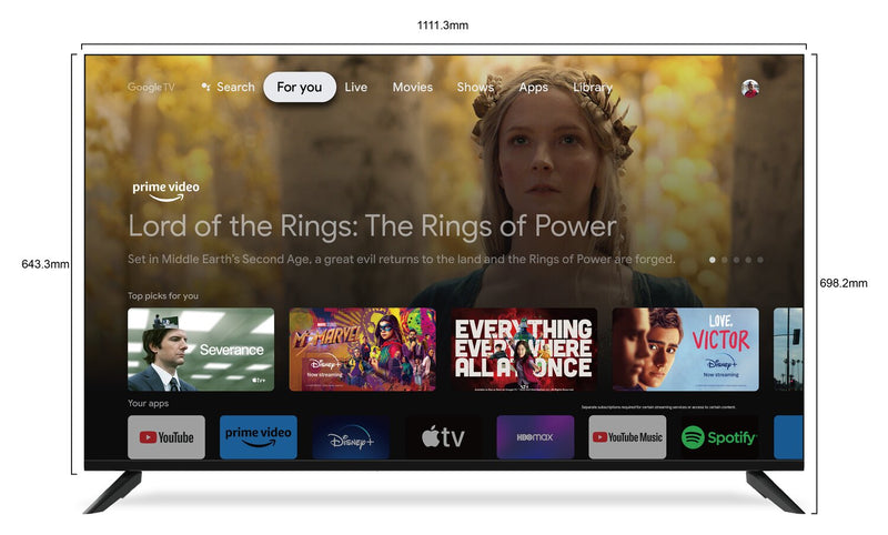 RCA 75\" 4K HDR Smart Google TV 