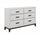 ["Kate Bedroom 6-Drawer Dresser, 58##PACKAGEDETAILSquot;W x 37##PACKAGEDETAILSquot;H - White"]