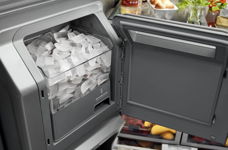 KitchenAid 36\" 26.8 Cu. Ft. French-Door Refrigerator - Stainless Steel with PrintShield™ Finish - KRFF577KPS