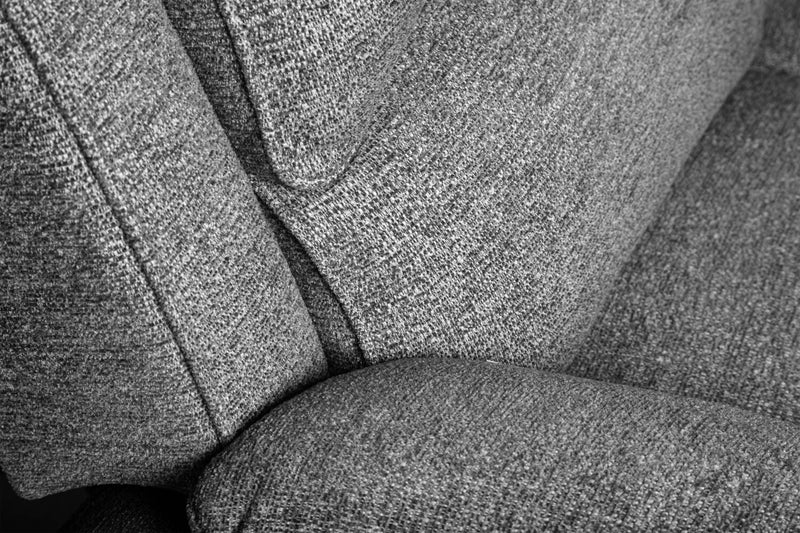 Chandler 60\" Chenille Fabric Power Reclining Loveseat - Grey