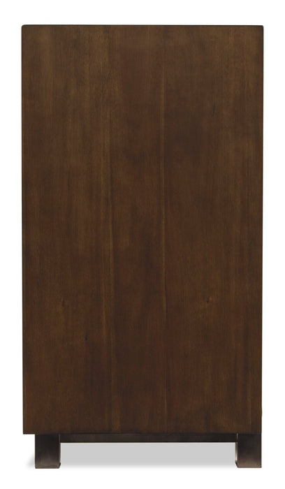 Starmore 70\" Traditional TV Stand with Storage and Cable Management for TVs up to 80\"- Brown