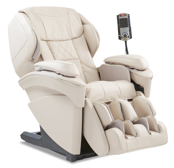 Panasonic Real Pro ULTRA Prestige™ 35.4\" High-Quality Synthetic Leather Massage Recliner - Beige