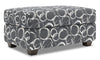 Made in Canada Customizable Sofa Lab The Trunk 39\" Fabric Storage Ottoman - Heather Multicolour
