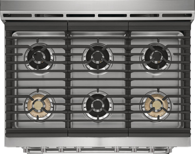 Frigidaire Professional 4.4 Cu. Ft. Gas Range With True Convection and Six Burner Cooktop - Smudge-Proof® Stainless Steel - PCFG3670AF