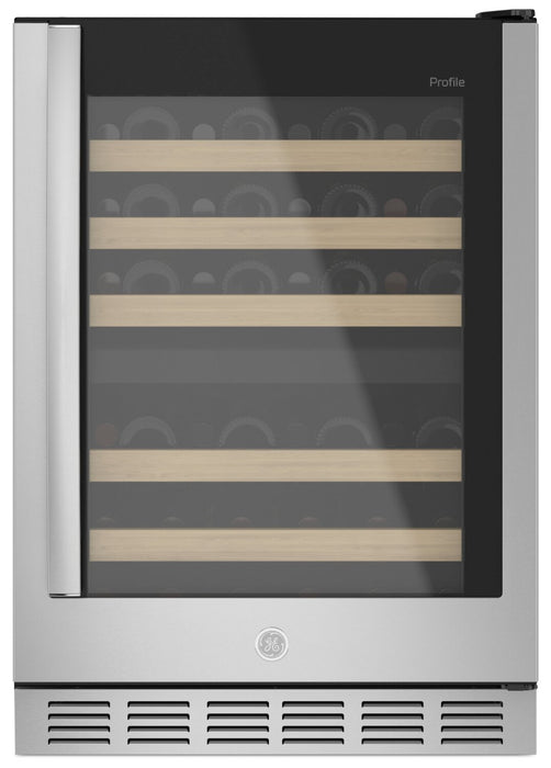 Profile 24\" 4.8 Cu. Ft. Wine Chiller Refrigerator - Stainless - PWS06DSPSS