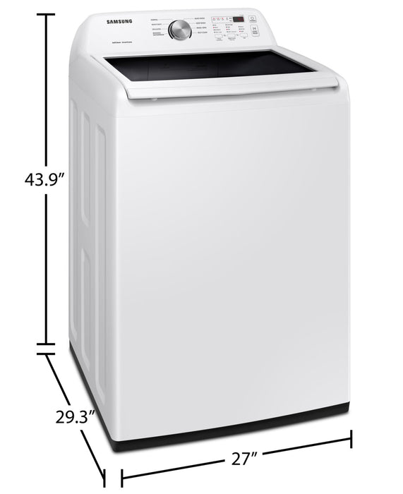 Samsung 5.2 Cu. Ft. Top-Load High-Efficiency Washer - White - WA45T3200AW/A4