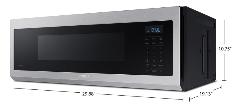 Samsung 1.1 Cu. Ft. Over-the-Range Microwave with 400 CFM and Wi-FI - Stainless Steel - ME11A7510DS/AC