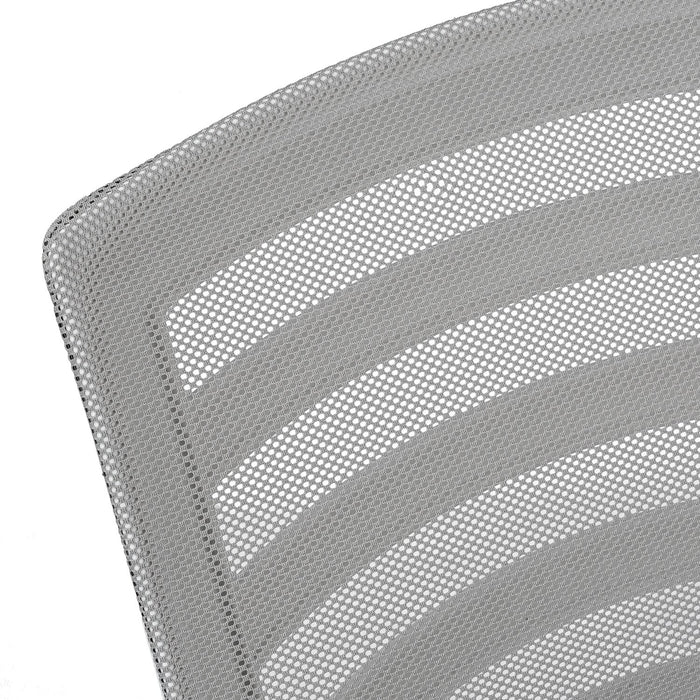 Felton 24\" Office Chair - White with Grey Mesh