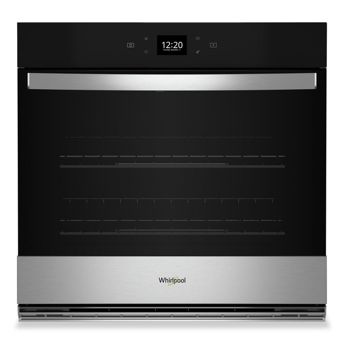 Whirlpool 30\" 5 Cu. Ft. Electric Single Wall Oven with Air Fry - Fingerprint Resistant Stainless Steel - WOES5030LZ