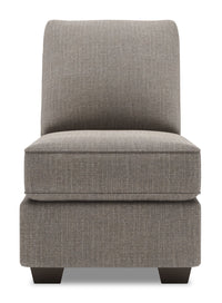 Sofa Lab Roll Armless Chair - Luna Smoke