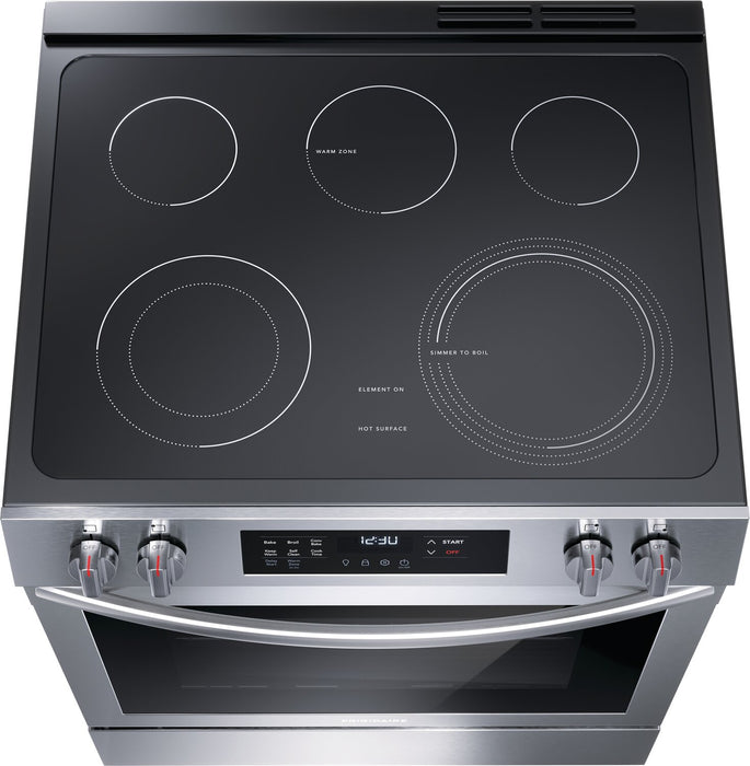 Frigidaire 5.3 Cu. Ft. Electric Range With EvenTemp™ Element and Convection Bake - Stainless Steel - FCFE308CAS