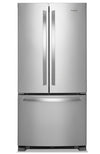 Whirlpool 33\" 22 Cu. Ft. Bottom-Mount Refrigerator - Fingerprint Resistant Stainless Steel - WRFF5333PZ