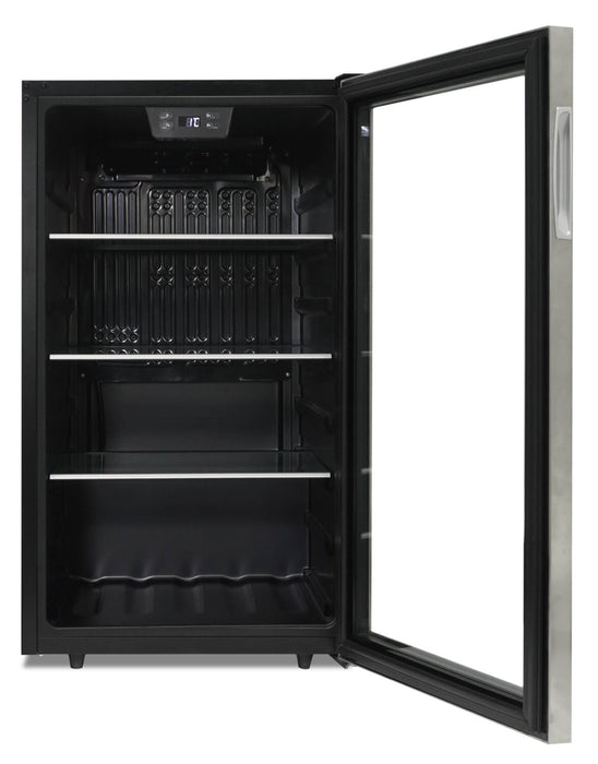 Danby 18.9\" 4.5 Cu. Ft. Single-Door Beverage Centre - Stainless Steel - DBC045L1SS