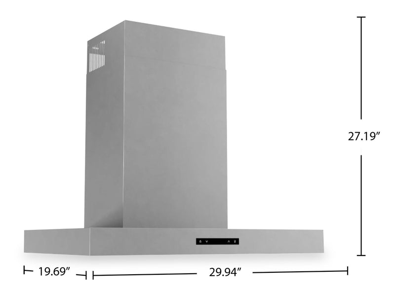 Thor Kitchen 30\" Wall-Mount T-Shape Range Hood - ARH30T