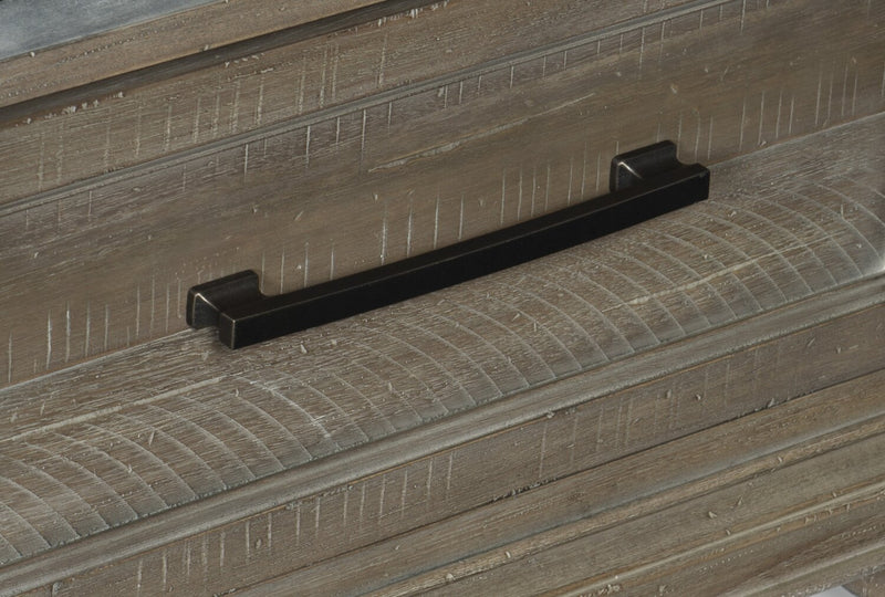 Winston 48\" Rustic Coffee Table with Storage - Light Brown with Driftwood Finish