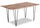 ["Miya Dining Table with Live Edge, Acacia Wood, Metal, 60##PACKAGEDETAILSquot;W - Natural"]