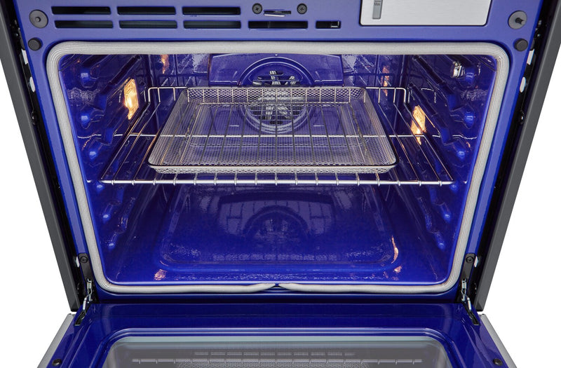 LG Studio 30\" 6.4 Cu. Ft. Electric Combination Wall Oven with True Convection - Smudge Proof Stainless Steel - WCES6428F