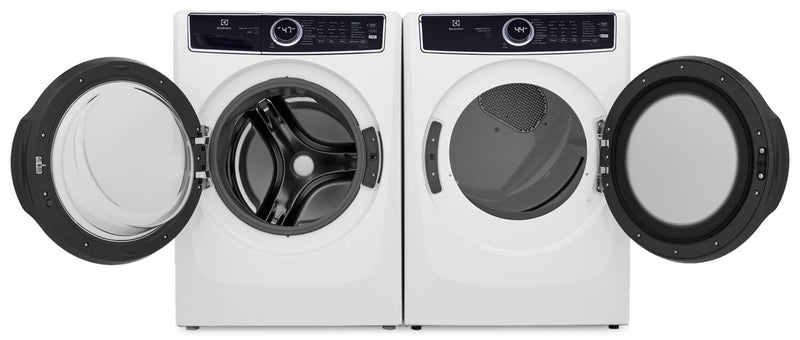 Electrolux 5.2 Cu. Ft. Front-Load Washer and 8 Cu. Ft. Electric Dryer - White 