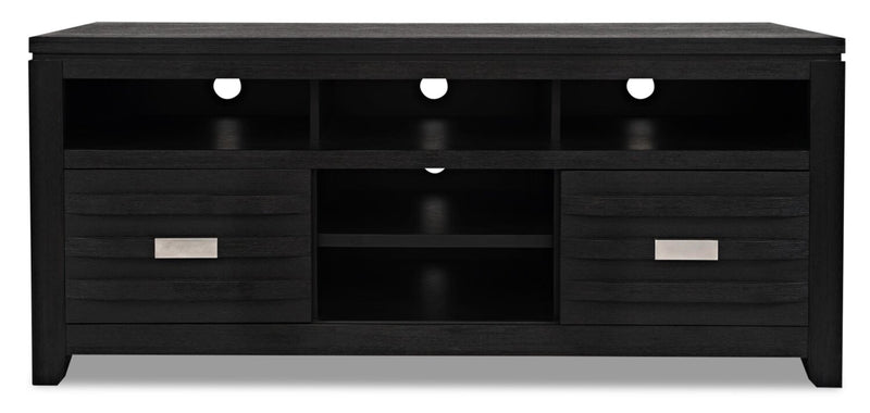 Bronx 104\" 3-Piece Wall Unit Entertainment Centre with Storage & Cable Management for TVs up to 65\"- Charcoal
