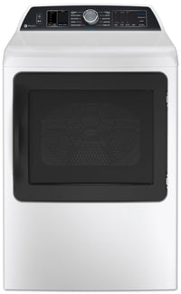 Profile 7.4 Cu. Ft. SmartHQ Electric Dryer with Washer Link and Sanitize - PTD70EBMTWS 