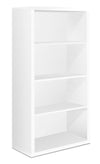 Slade 23.75\" 4-Shelf Bookcase - White