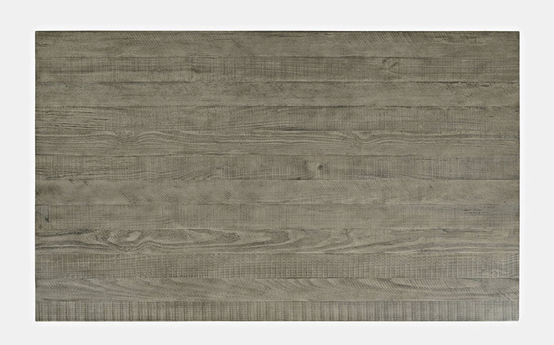 Colson 50\" Rustic Coffee Table with Storage, Shelf and Casters - Driftwood 