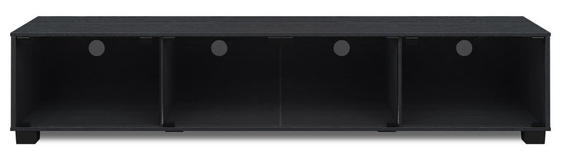 Augustus 84\" Modern TV Stand with Storage and Cable Management for TVs up to 90\"- Black