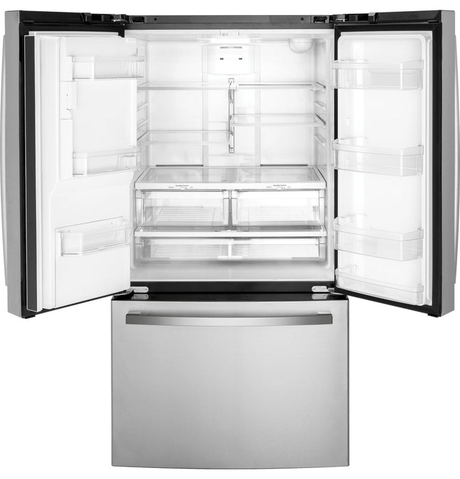 GE 36\" 25.6 Cu. Ft. French-Door Refrigerator - Stainless - GFE26JYMFS