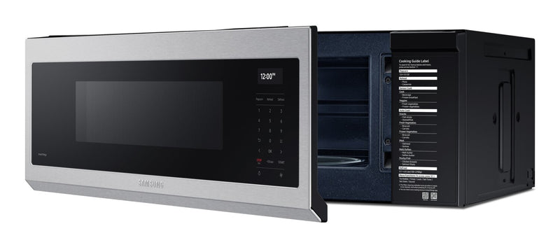 Samsung 1.1 Cu. Ft. Over-the-Range Microwave with 550 CFM and Wi-FI - Stainless Steel - ME11A7710DS/AC