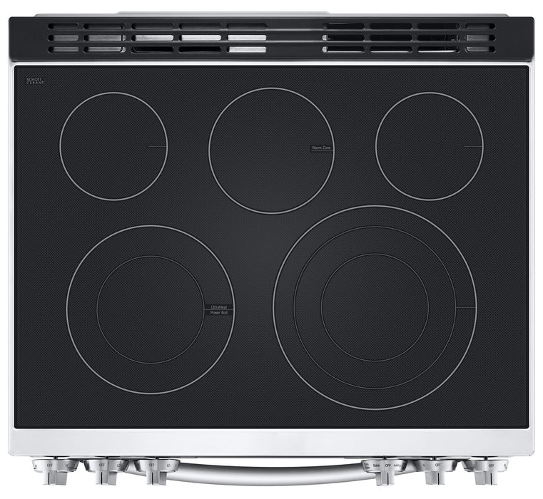 LG 6.3 Cu. Ft. Smart Electric Range with Air Fry and ProBake Convection® - Smudge Proof Stainless Steel - LSEL6335F