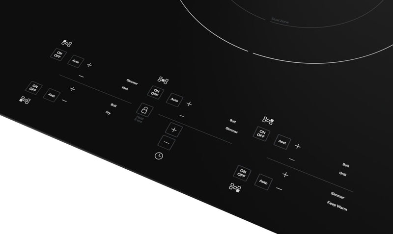 KitchenAid 36\" 5-Element Induction Cooktop - Black - KCIG556JBL