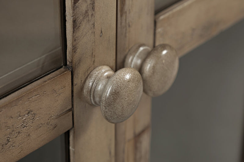 Rocco 32\" 2-Door Accent Cabinet - Natural Wood