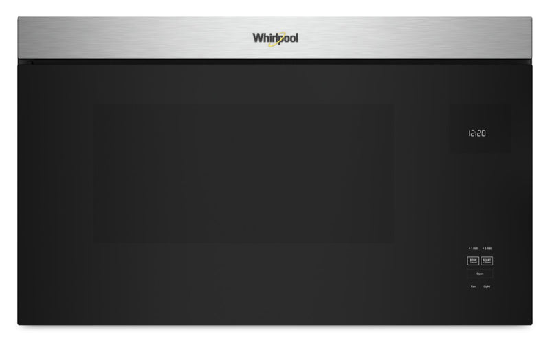 Whirlpool 1.1 Cu. Ft. Flush Over-the-Range Microwave with 900 Watts Cooking - Fingerprint Resistant Stainless Steel - YWMMF5930PZ