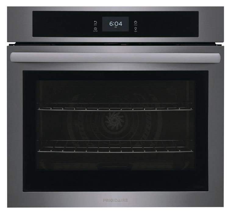 Frigidaire 30\" 5.3 Cu. Ft. Electric Single Wall Oven with Fan Convection - Black Stainless Steel - FCWS3027AD
