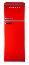 Galanz 23.7\" 12 Cu. Ft. Top-Mount Refrigerator - Hot Rod Red - GLR12TRDEFR