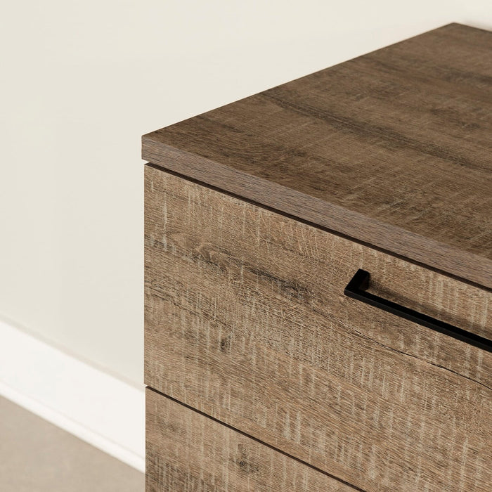 Everley Bedroom Chest of Drawers, 5-Drawer, 29\"W x 49\"H- Brown