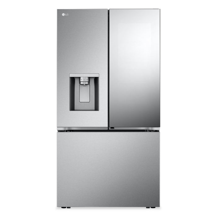 LG 36\" 26 Cu. Ft. French-Door Counter-Depth MAX™ Refrigerator - Smudge Proof Stainless Steel - LRYKC2606S