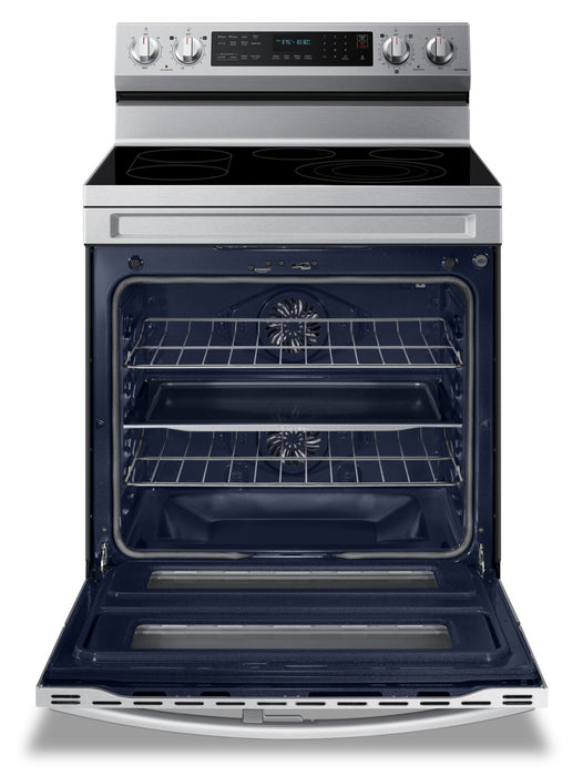 Samsung 6.3 Cu. Ft. Smart Electric Free Standing Range with Air Fry - Stainless Steel - NE63A6751SS/AC