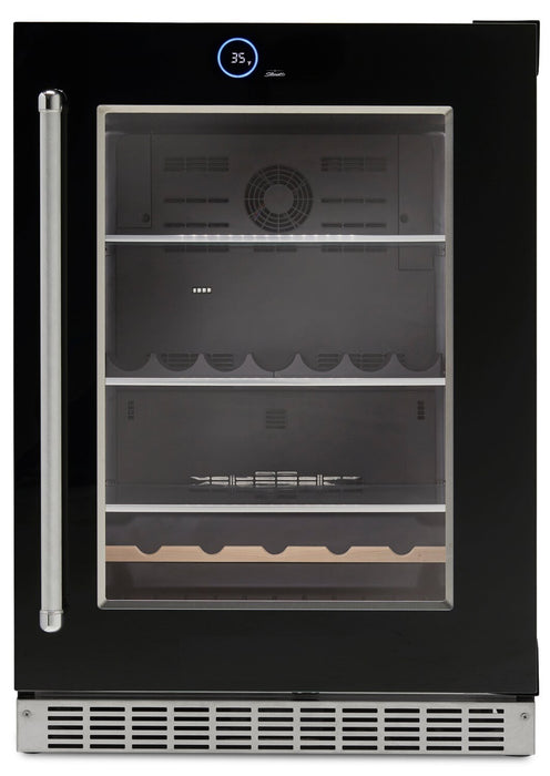 Silhouette Reserve 23.9\" 5 Cu. Ft. Single-Door Beverage Centre - Black - SRVBC050R